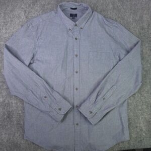 J Crew Jaspe Shirt XL Slim Fit Blue Solid Long Sleeve Button Down Cotton